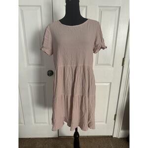 Forever 21 Light Pink Mini Dress Size Large
